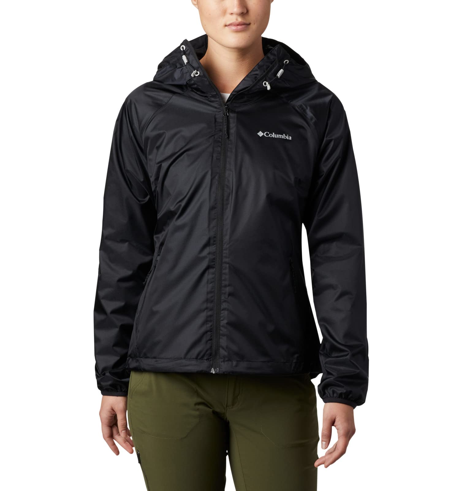 Columbia Women's Ulica Waterproof Jacket - Lightweight Windproof Raincoat for Hiking & Outdoor Activities
