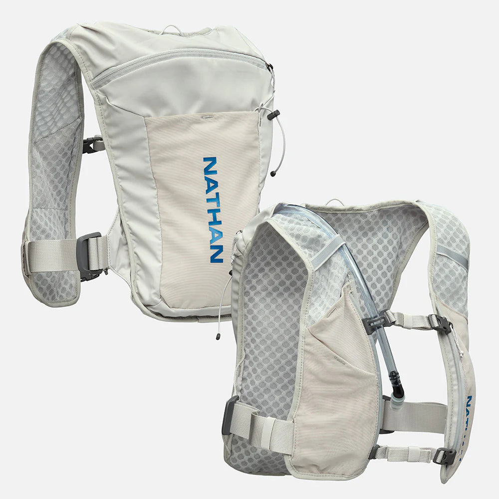QuickStart 3.0 4L Hydration Backpack - Lightweight Water Bladder Pack for Hiking, Running & Outdoor Sports (Black/Reflective Silver)