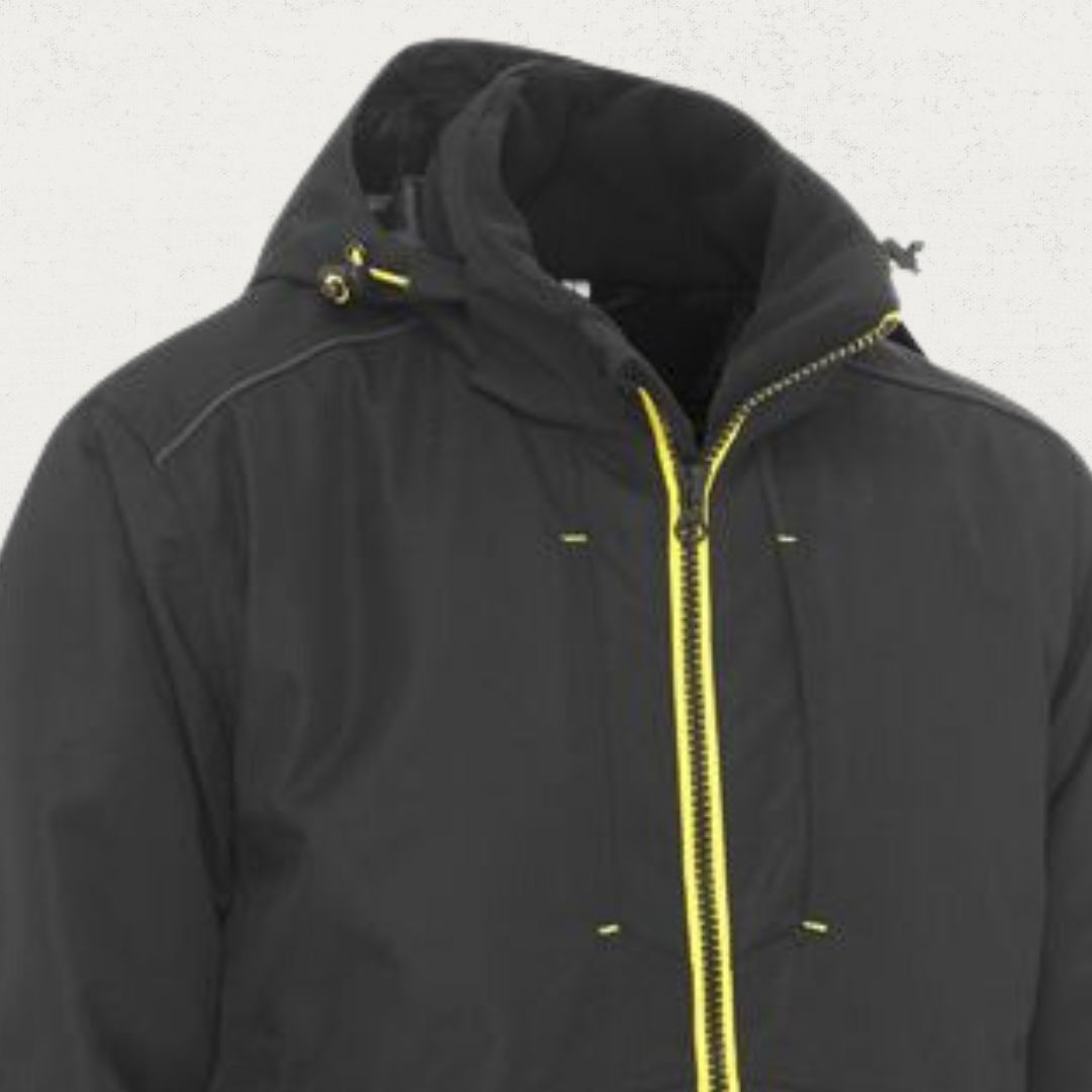 Flex & Move Heavy Duty Dobby Jacket - Waterproof Windbreaker for Outdoor Work & Hiking - Durable Workwear for Construction, Landscaping & Camping