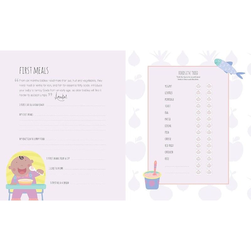 Baby's First Year Memory Book by Annabel Karmel - Track Milestones & Cherish Precious Moments | Perfect Baby Shower Gift & New Parent Keepsake