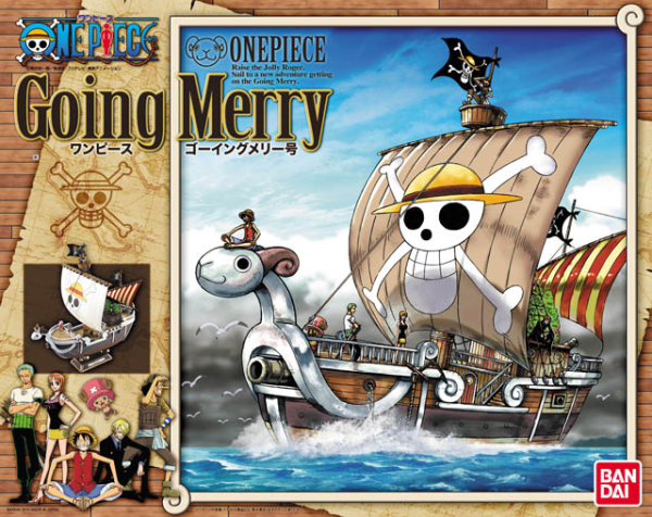 Bandai One Piece Going Merry Ship Model Kit - Anime Collectible Building Set for Fans - Perfect for Display, Gifts, and Cosplay Props