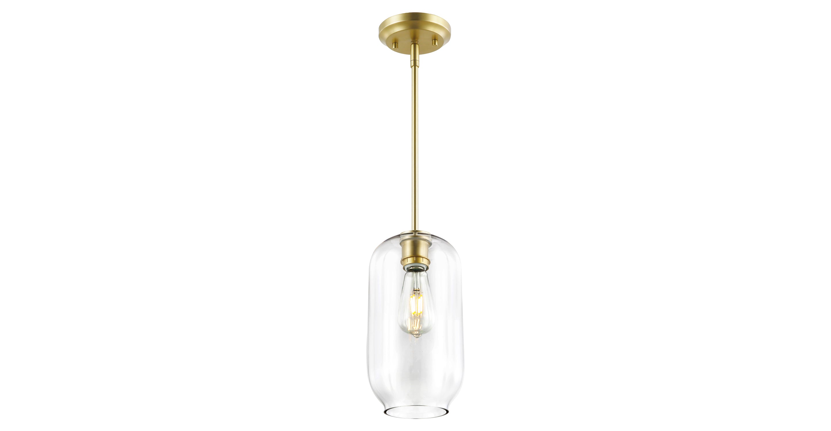 Modern Mila Pendant Light - Elegant Hanging Ceiling Lamp for Kitchen Island, Dining Room & Bedroom | Dimmable LED Lighting Fixture with Adjustable Height