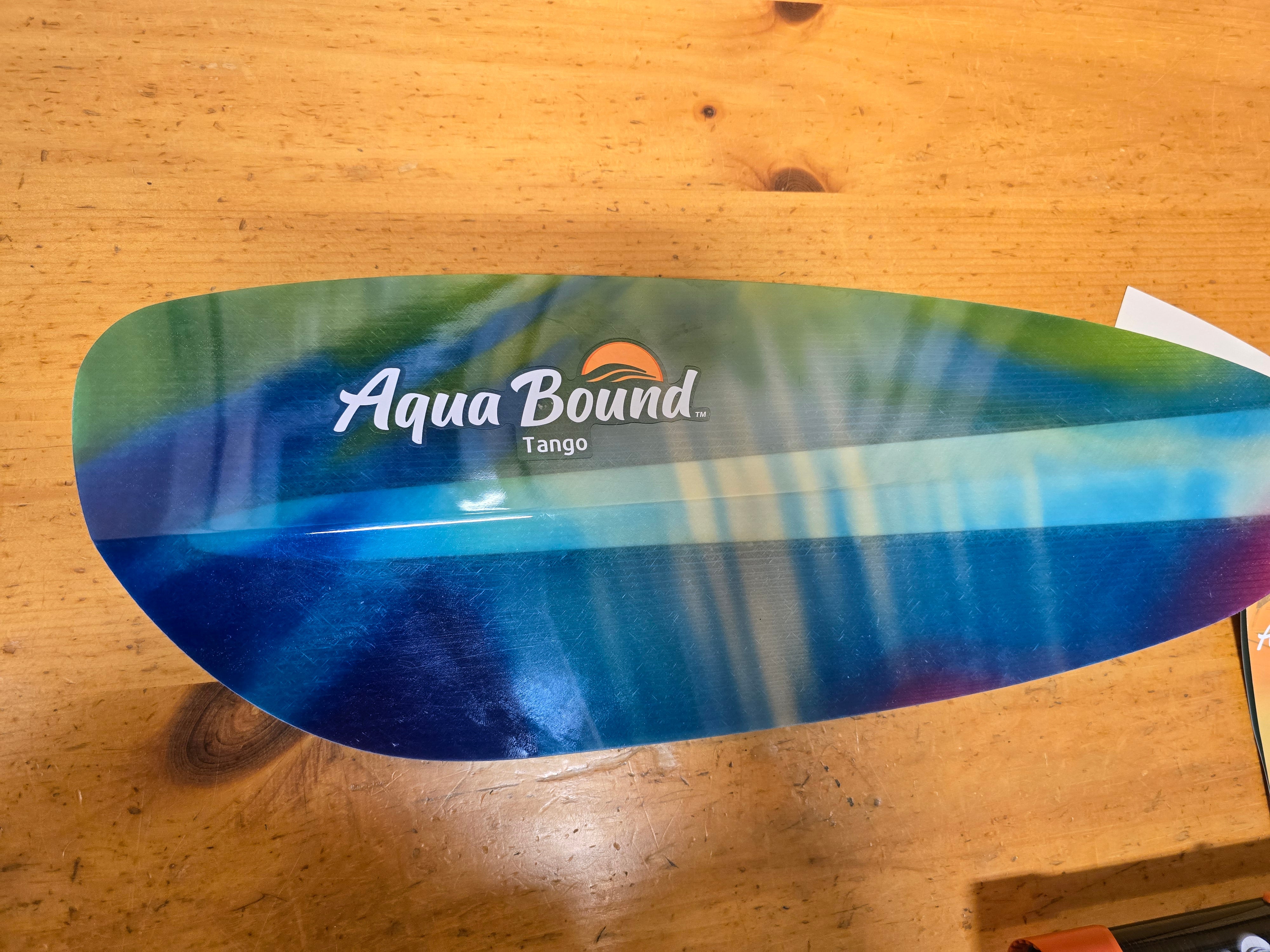 Aquabound Tango Fiberglass Paddle with Posi Lok System & Carbon Shaft - Scratch & Dent - Perfect for Kayaking, Canoeing, and Stand Up Paddleboarding