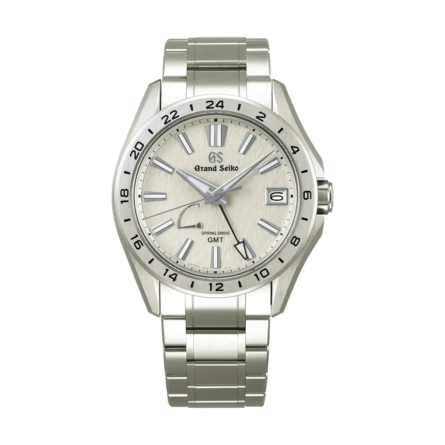 SBGE285 Evolution 9 Spring Drive GMT 41mm Grey Stainless Steel Bracelet Watch - Perfect for Business Travel & Luxury Timekeeping