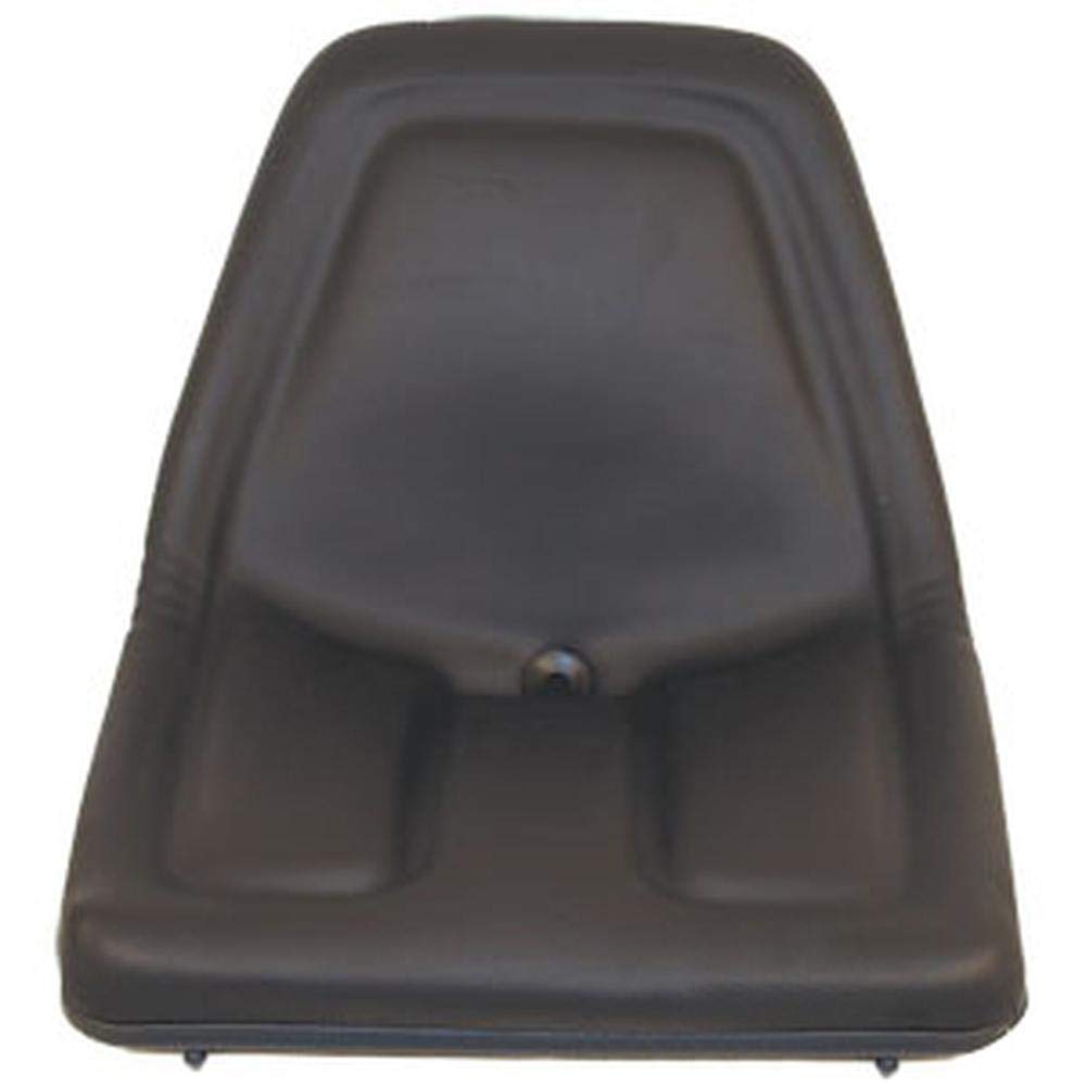 RAParts TMS444BL Black Michigan Style Seat with Slide Track - Universal Fit for Multiple Car Brands & Models - Perfect for Jeep, Truck & Off-Road Vehicle Upgrades