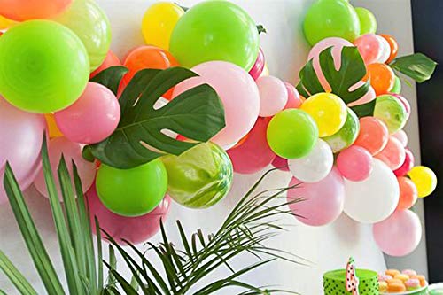 100-Pack Watermelon Balloon Garland & Arch Kit - 100 Balloons for Wedding, Baby Shower, Birthday Party Decorations | Summer Party Backdrop, Bridal Shower Decor, Gender Reveal, Pool Party, Outdoor Events