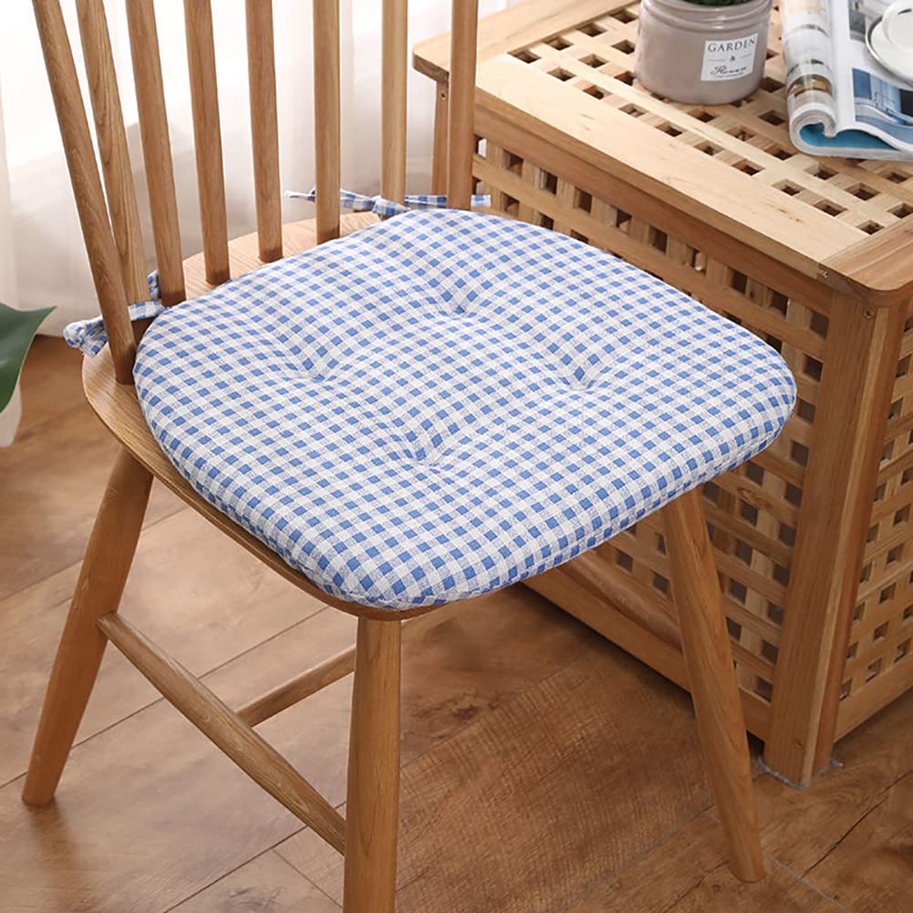 OLAMASA 4-Pack Reversible Chair Cushions with Ties - 18