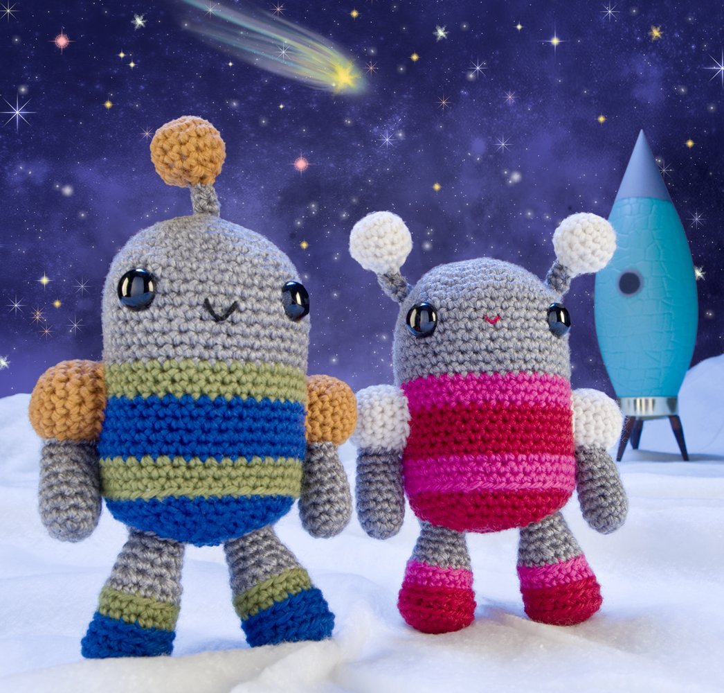 Amigurumi Two! Crochet Toy Kit for Adults, Kids & Babies - DIY Handmade Stuffed Animals for Gifts, Nursery Decor & Playtime Fun