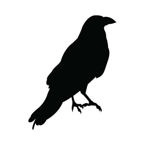 Raven Blackbird Crow Sticker - Die Cut Vinyl Decal - 3.45