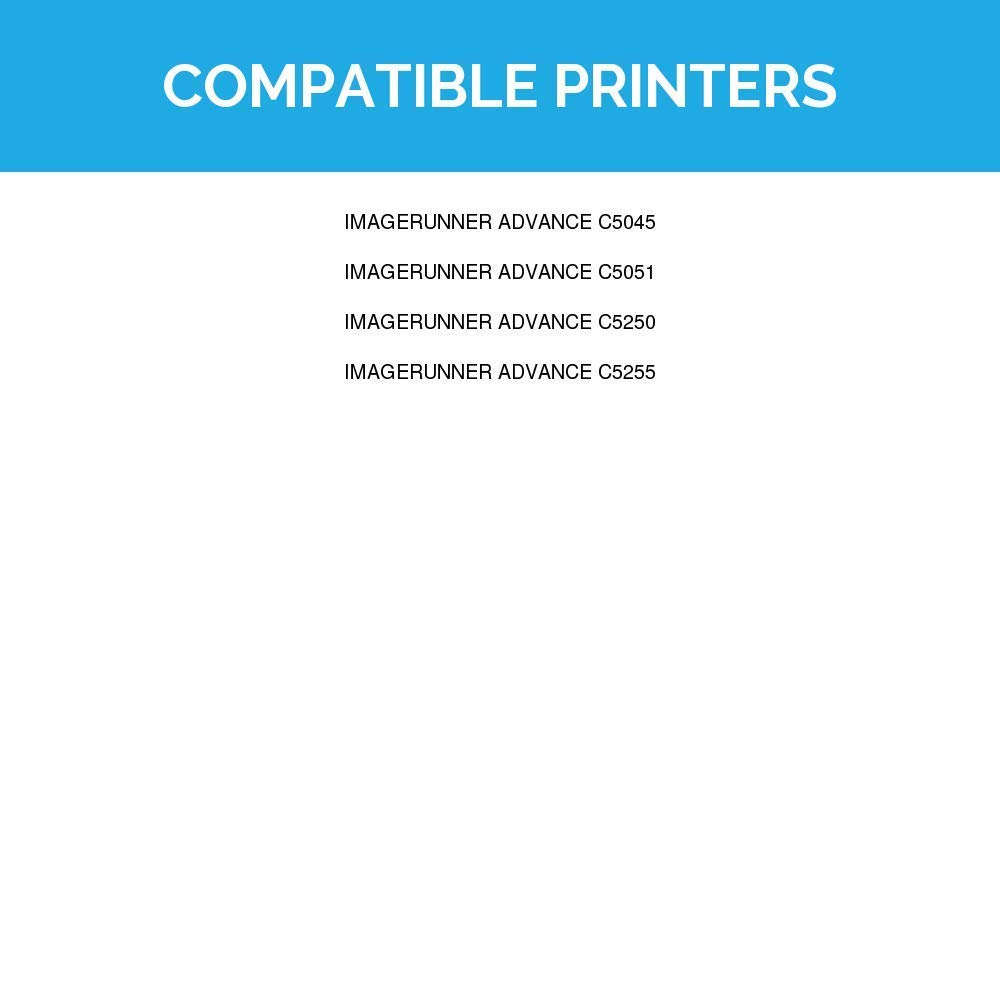 LD Compatible Toner Cartridge Replacement for Canon GPR-30 (4-Pack, Black/Cyan/Magenta/Yellow) - High Yield Printing for Office & Home Use