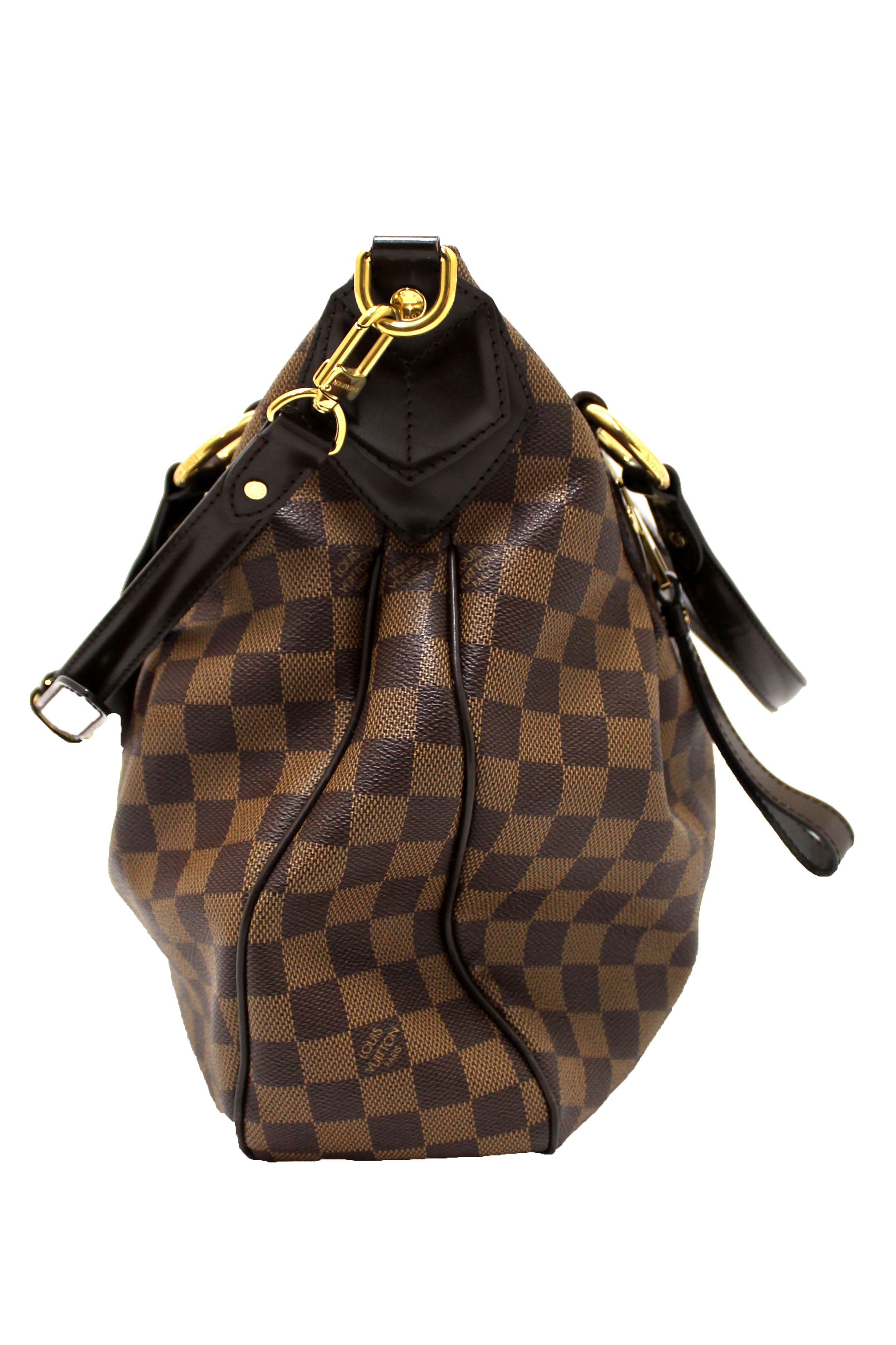 Authentic Louis Vuitton Damier Ebene Evora MM Tote Bag for Women - Luxury Designer Handbag for Work, Travel & Everyday Use
