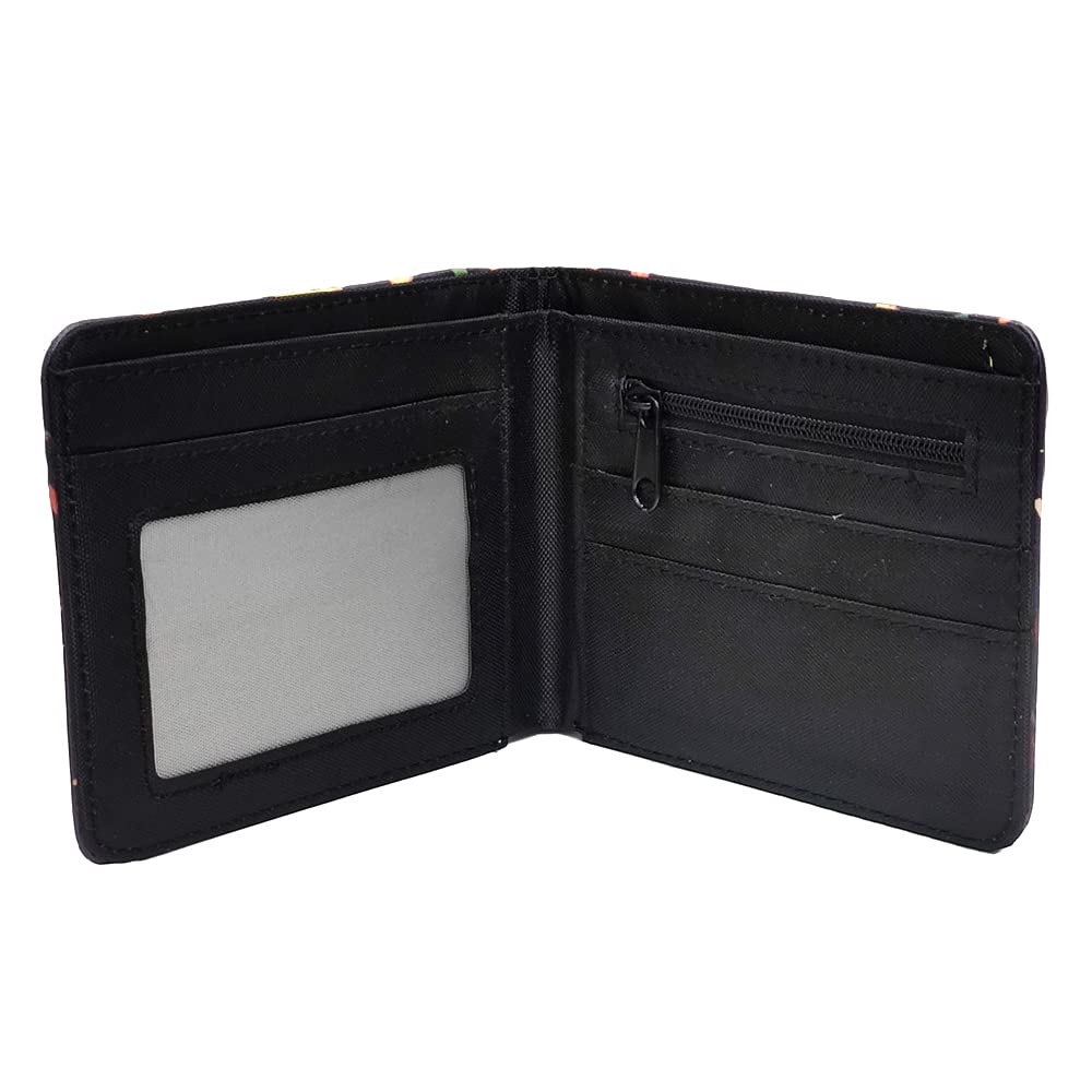 Anime Emma Wallet - Short Bifold Leather Money Bag for Cosplay & Halloween | Perfect for Anime Conventions, Costume Parties & Collectors