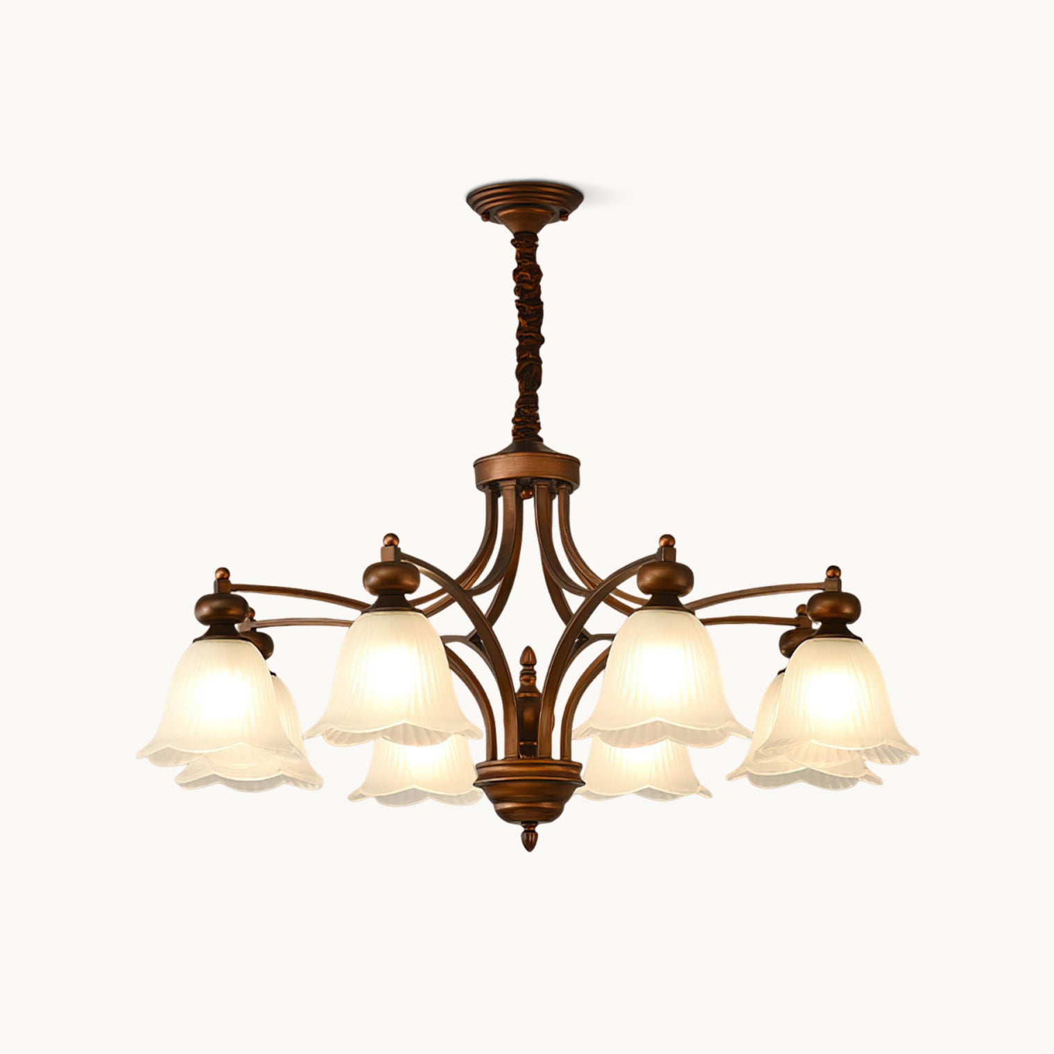 Briignite Crystal Chandelier - Elegant Modern Ceiling Light Fixture for Dining Room, Living Room & Bedroom | Energy Efficient LED Lighting for Home Decor