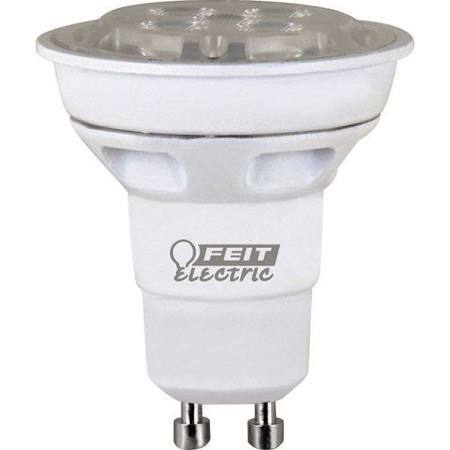 Feit Electric BPMR16GU10/500/930CA LED Bulb - 500 Lumens, 3000K Warm White, MR16 GU10 Base - Perfect for Recessed Lighting, Track Lights, and Display Cases