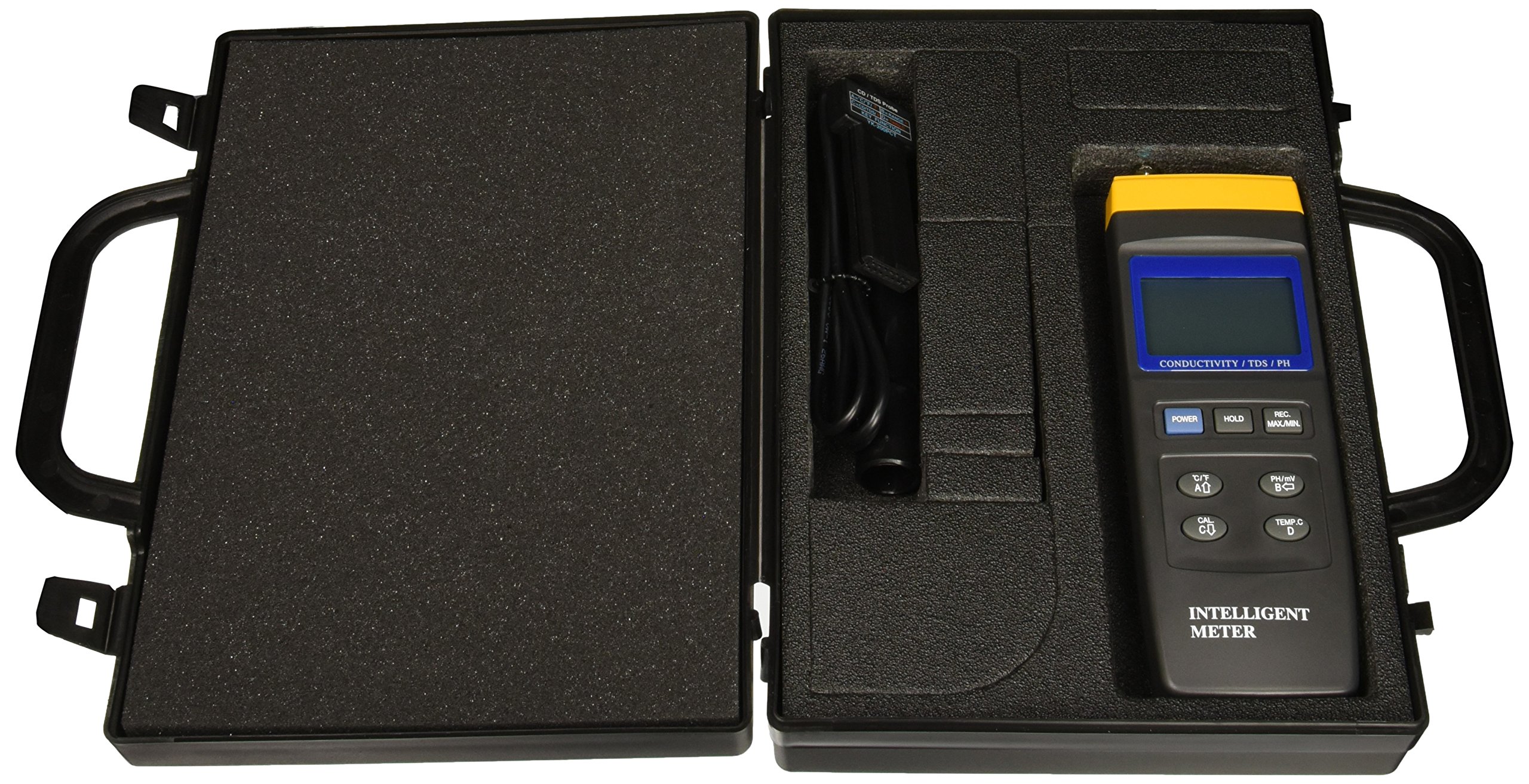 General Tools DCT2001 Digital Intelligent Conductivity Meter - Water Quality Tester for Pools, Aquariums & Hydroponics | Accurate EC Measurement for Home & Lab Use