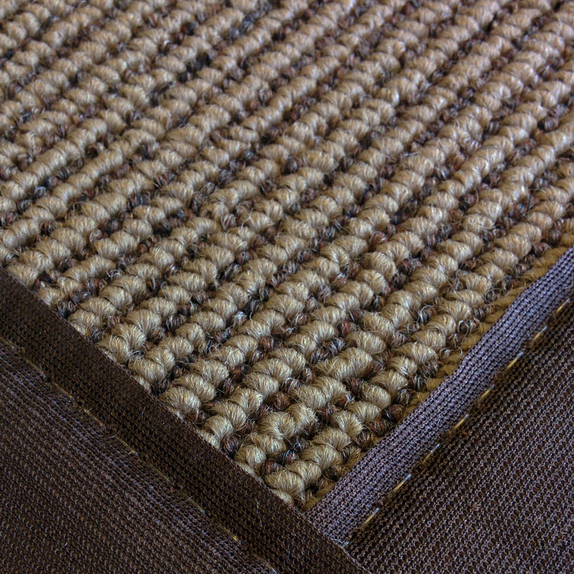 Premium Synthetic Sisal Area Rug - Softer Than Natural Sisal, Stain Resistant & Easy to Clean - Chocolate Brown 8ft x 10ft - Perfect for Living Room, Bedroom, or Office Decor