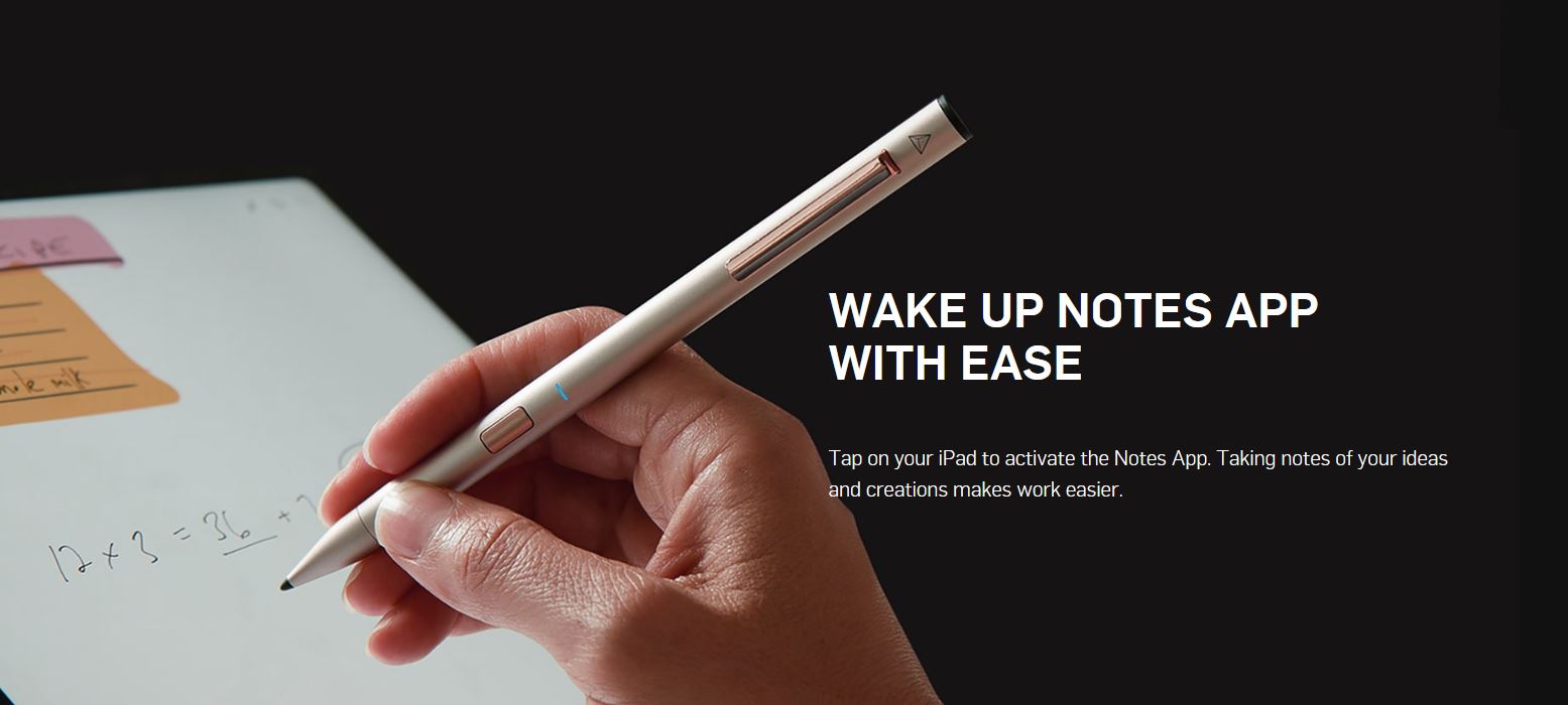 Adonit Note iPad Stylus Pen - Black ADNB 847663023379 | Precision Stylus for iPad with Palm Rejection, Perfect for Drawing, Note-Taking & Digital Art
