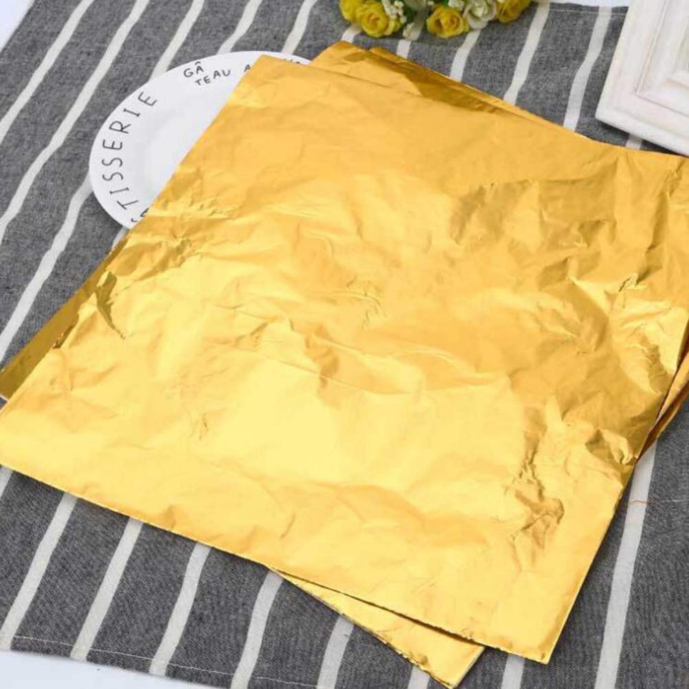 900pcs Gold Chocolate Foil Wrapping Paper - Premium Chocolate Wrappers for Candy, Baking & Gift Packaging - Ideal for Valentine's Day, Christmas & Party Treats
