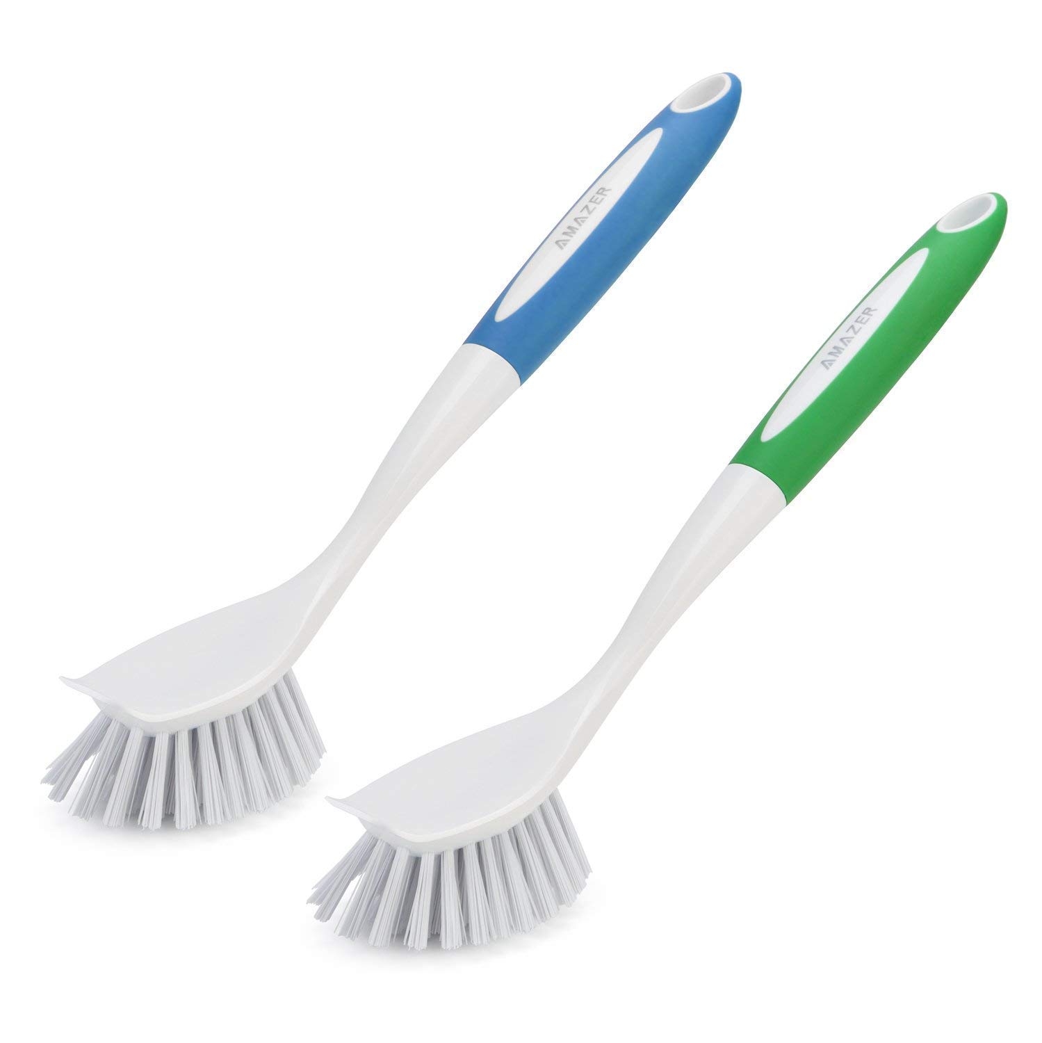 Premium Scrub Brush and Dish Brush Set with Comfort Grip Handle - Heavy Duty Cleaning for Kitchen, Bathroom, Carpet, Tiles & Hard Surfaces | Perfect for Deep Cleaning Stains, Grime & Grease