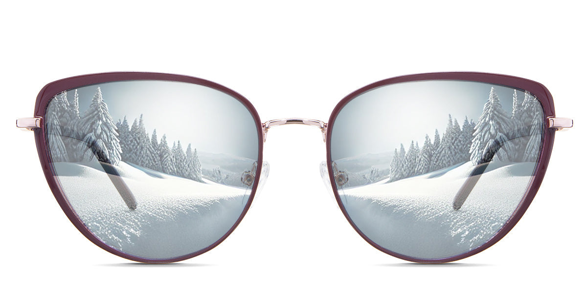 Trinity Women's Prescription Tinted Sunglasses - UV Protection, Polarized Lenses for Driving, Outdoor & Fashion Use