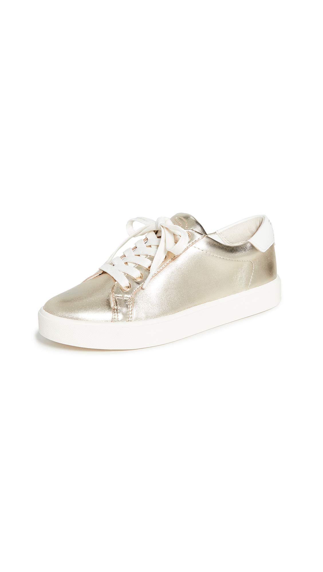 Sam Edelman Women's Ethyl Sneakers - Comfortable Casual Walking Shoes for Women | Fashionable White Leather Sneakers for Everyday Wear, Travel & Outfits