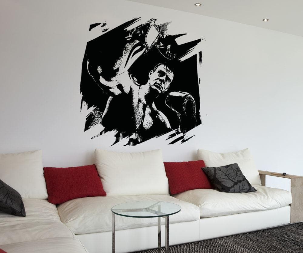 Boxer Dog Vinyl Wall Decal Sticker - Removable Home Decor for Bedroom, Nursery, Living Room | Design #5052