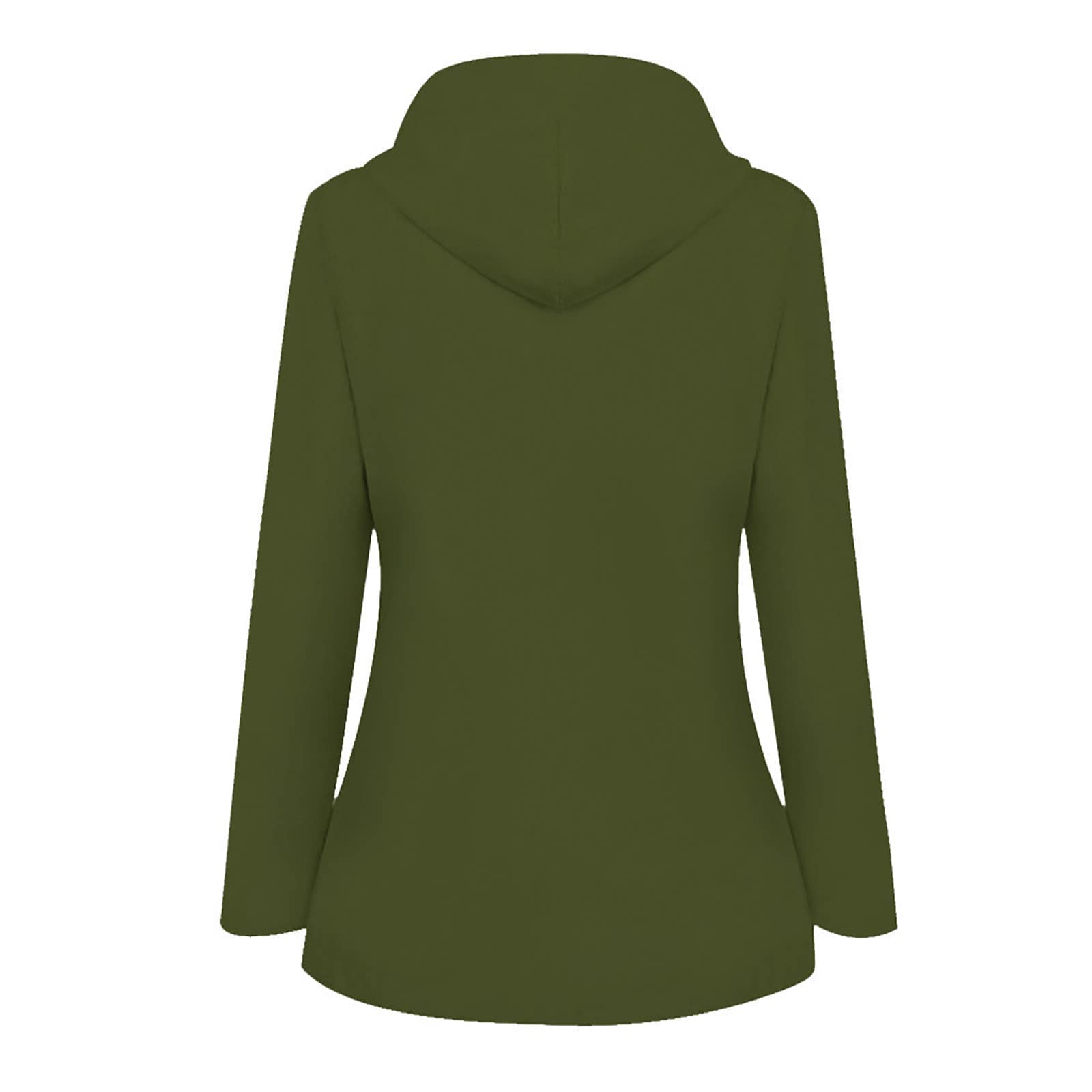 URBEST Women's Fleece Lined Windbreaker - Lightweight Waterproof Rain Jacket with Hood & Pockets for Outdoor Sports, Hiking & Travel