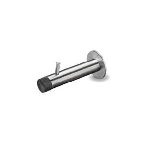 125mm Wall Door Stop with Coat Hook - Heavy Duty Door Stopper for Home, Office & Dorm - Prevents Door Damage & Holds Coats, Hats & Bags