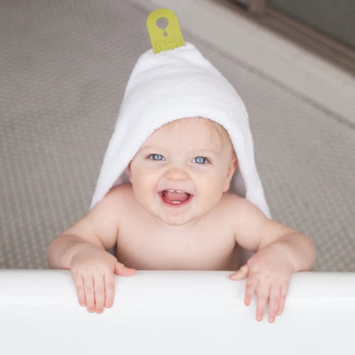 Puj Hug Baby Hooded Towel - Soft & Absorbent Infant Bath Towel with Hood for Newborns & Toddlers - Perfect for Bath Time, Swimming & Snuggling