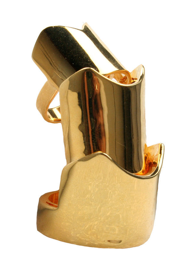 Gold Hinge Plate Ring - Durable Jewelry for Everyday Wear, Special Occasions & Gifts | Perfect for Stacking, Layering & Fashion Accessories