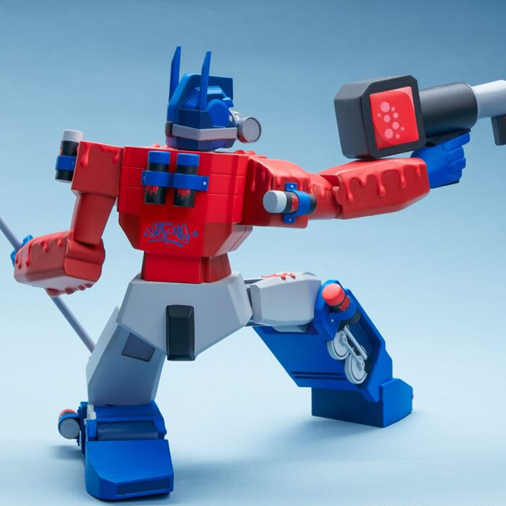 Official Sket One Optimus Prime Collectible Figure - Transformers Action Figure for Fans & Collectors - Perfect for Display, Gifts, and Home Decor