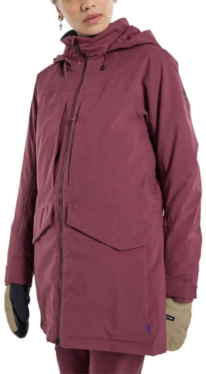 Burton Women's Prowess 2.0 2L Waterproof Jacket 2024 - Lightweight Snowboard Jacket for Skiing & Winter Outdoor Activities