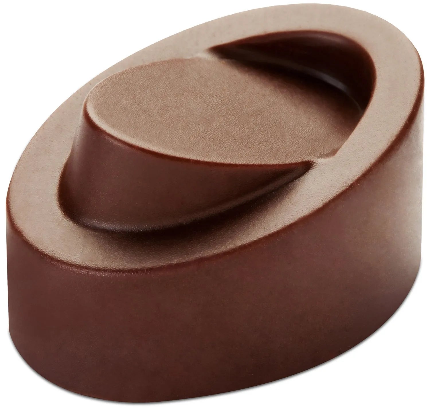 Premium Tilted Oval Chocolate Mold for Baking & Candy Making - Perfect for DIY Desserts, Party Favors, and Holiday Treats
