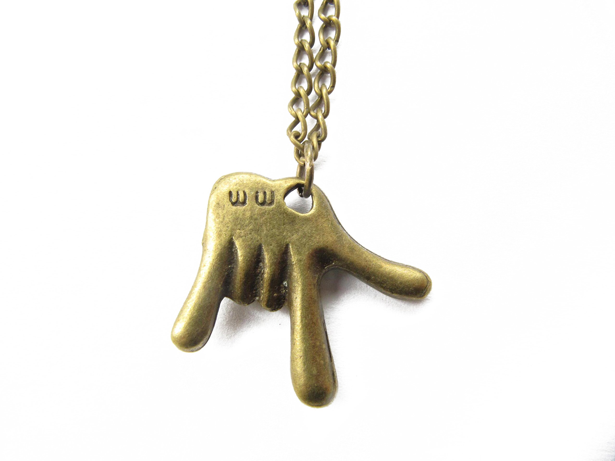 I Love You Sign Language Necklace - ASL Jewelry with Love Symbol Charm for Couples, Best Friend Gifts & Special Occasions