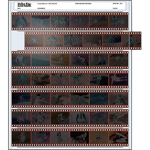 35mm Negative Storage Pages - Archival Quality for Film Preservation (7 Strips/6 Frames, 100 Sheets) | Perfect for Photographers, Archivists & Film Enthusiasts