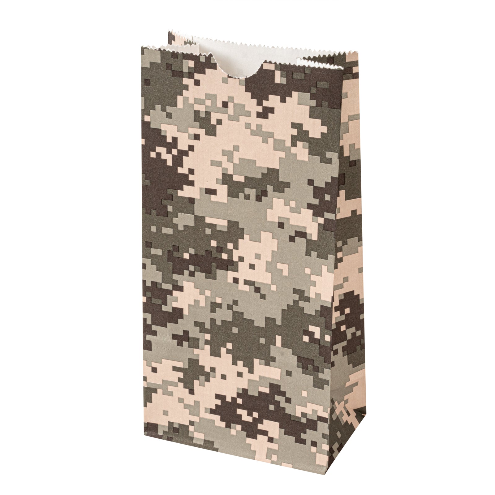 Camouflage Paper Bags 2 lb Capacity - 4.25