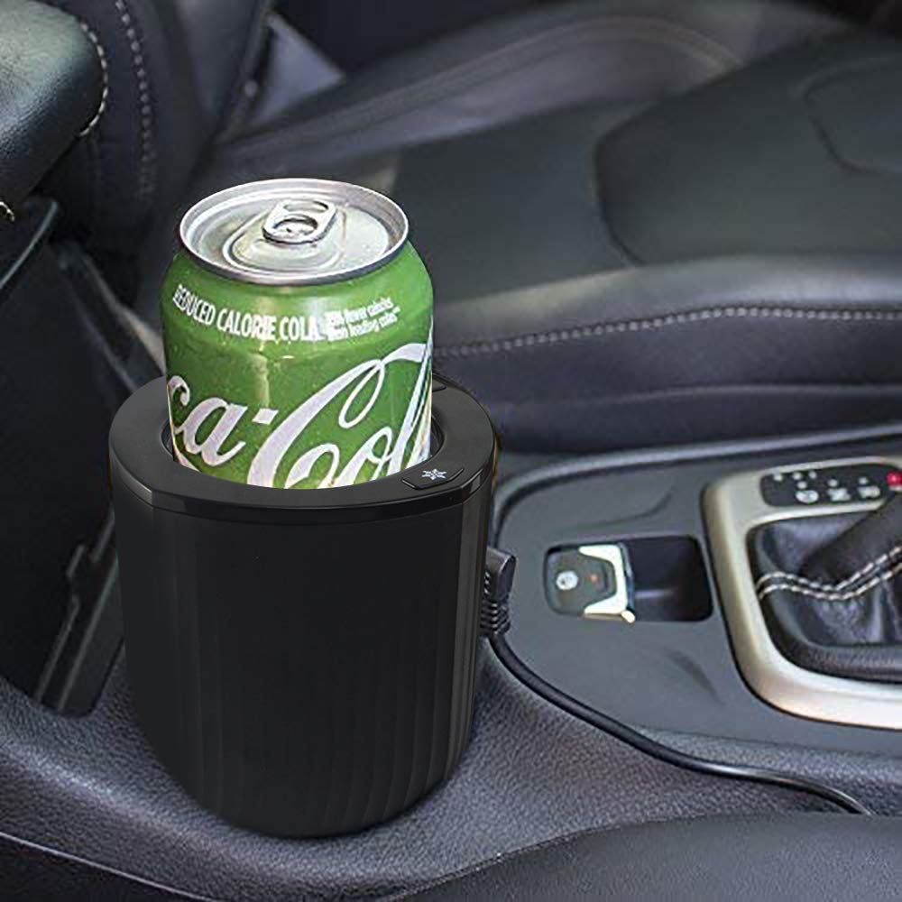 2-in-1 Smart Car Cup Heater & Cooler - Portable Coffee Mug Warmer & Chiller for Commuters - Auto Cup Holder for Road Trips & Office (Black) | Perfect for Coffee Lovers & Travel Enthusiasts