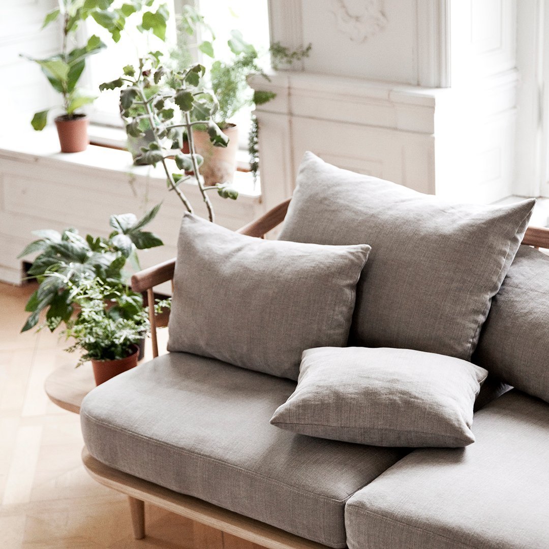 FLY SC3 2-Seater Sofa with Side Tables - Modern Living Room Furniture for Small Spaces | Perfect for Apartments, Condos & Cozy Home Decor
