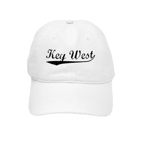 White - Vintage Key West (Black) Cap