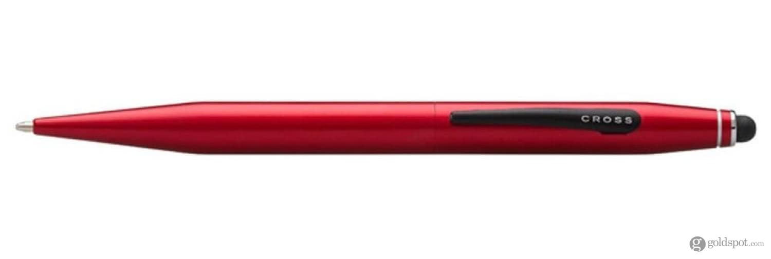 Cross Tech 2 Stylus Pen - Metallic Red with Capacitive Touch Screen & Ballpoint Tip - Perfect for iPad, Android Tablets, Note-Taking & Digital Art