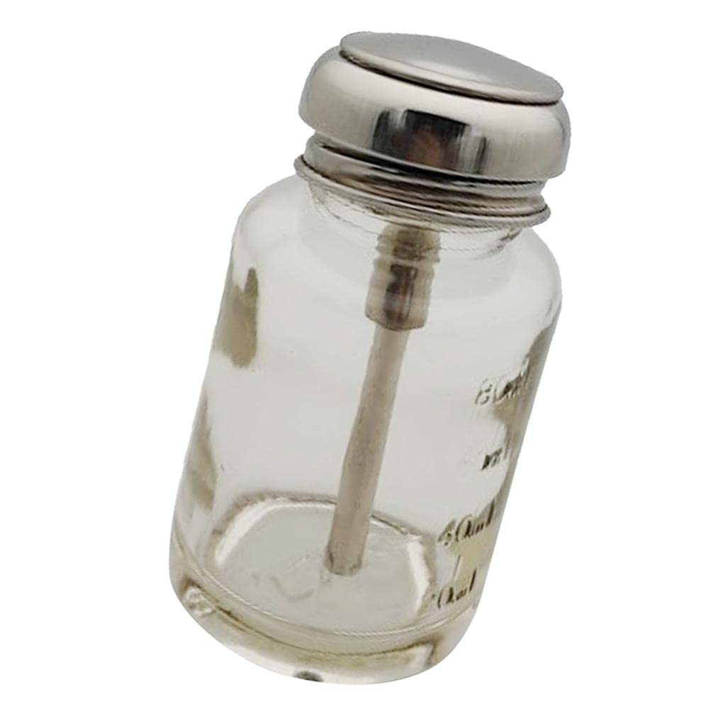 Jojomis 4-Size Empty Glass Pressure Bottle Set - Essential Oil Dispenser, Alcohol Spray Vials for DIY, Travel & Home Use