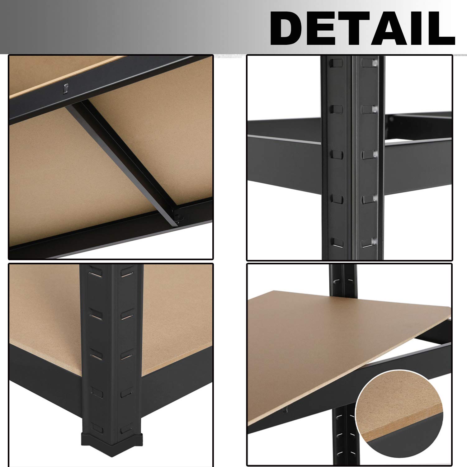 5-Tier Heavy Duty Metal Shelving Unit - 59