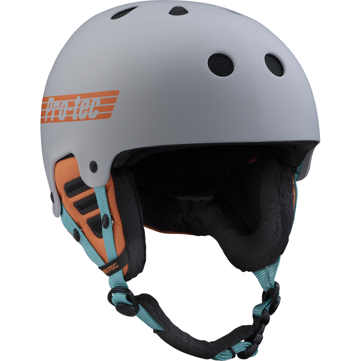 Old School Snow Helmet with MIPS Technology - 90's Retro Gray - Perfect for Skiing, Snowboarding & Winter Sports