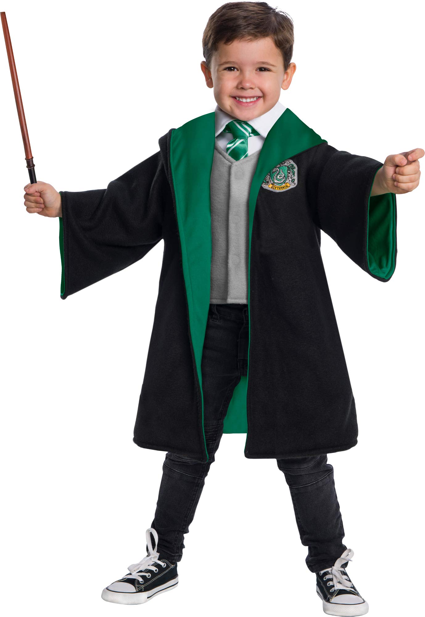 Harry Potter Slytherin Student Costume for Toddlers - Kids Role Play Dress Up for Halloween, Cosplay & Birthday Parties