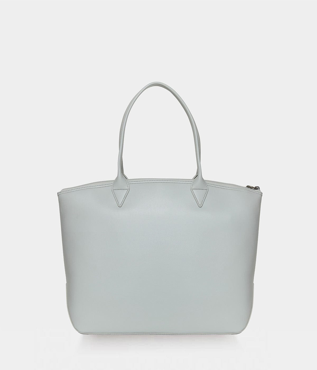 Jolly Apple Skin Vegan Leather Tote Bag - Pearl Grey | Eco-Friendly Women's Handbag for Work, Travel & Everyday Use