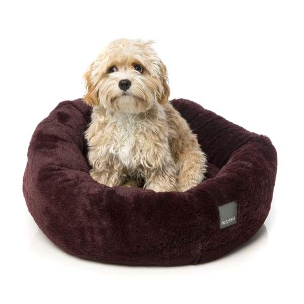 Fuzzyard Eskimo Merlot Dog Bed - Ultra Soft & Cozy Pet Bed for Small to Medium Dogs | Perfect for Winter, Crates & Indoor Use - 15% OFF