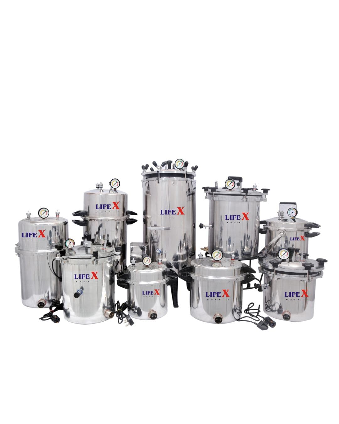 LIFEX 23L Electric Autoclave Sterilizer with Aluminum Mirror Finish - CDSCO Approved for Hospitals, Clinics & Labs | Medical Equipment Sterilization | Perfect for Surgical Tools, Dental Instruments & Lab Glassware