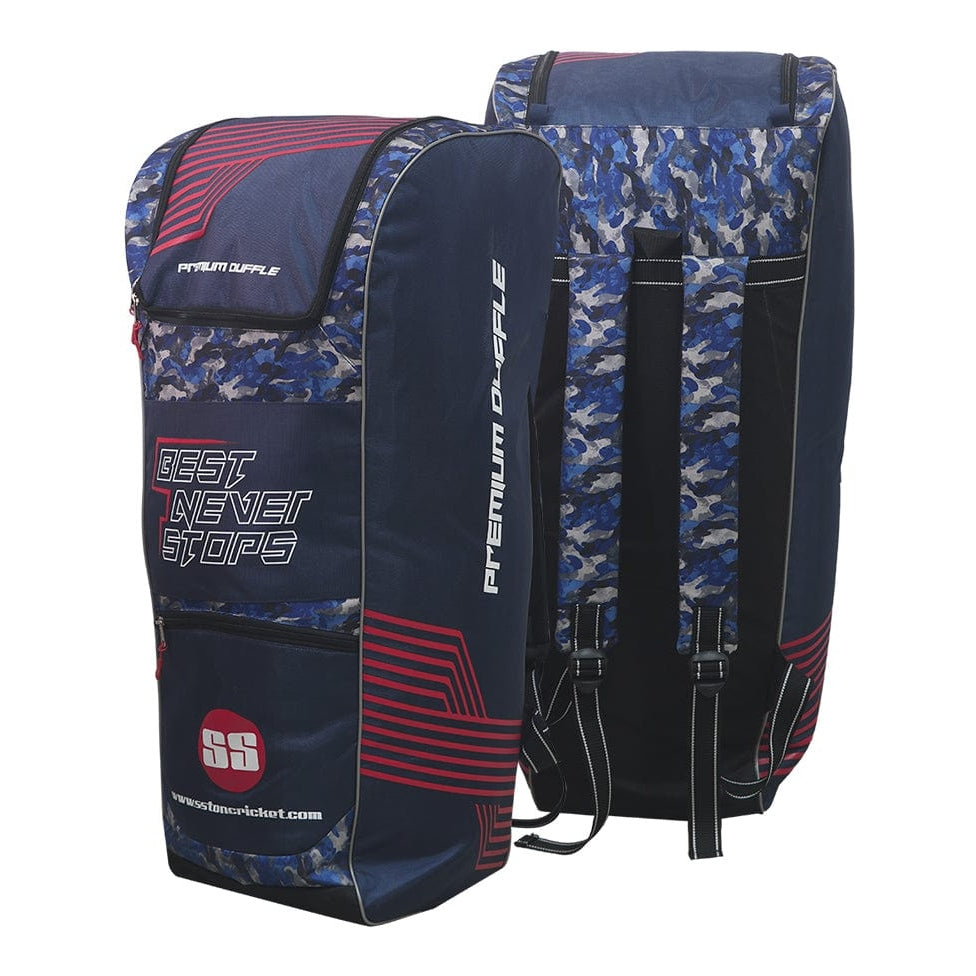 Premium SS Cricket Duffle Bag with 6 Bat Sleeves - Large Sports Equipment Storage for Cricket Players, Travel & Training Gear Organization