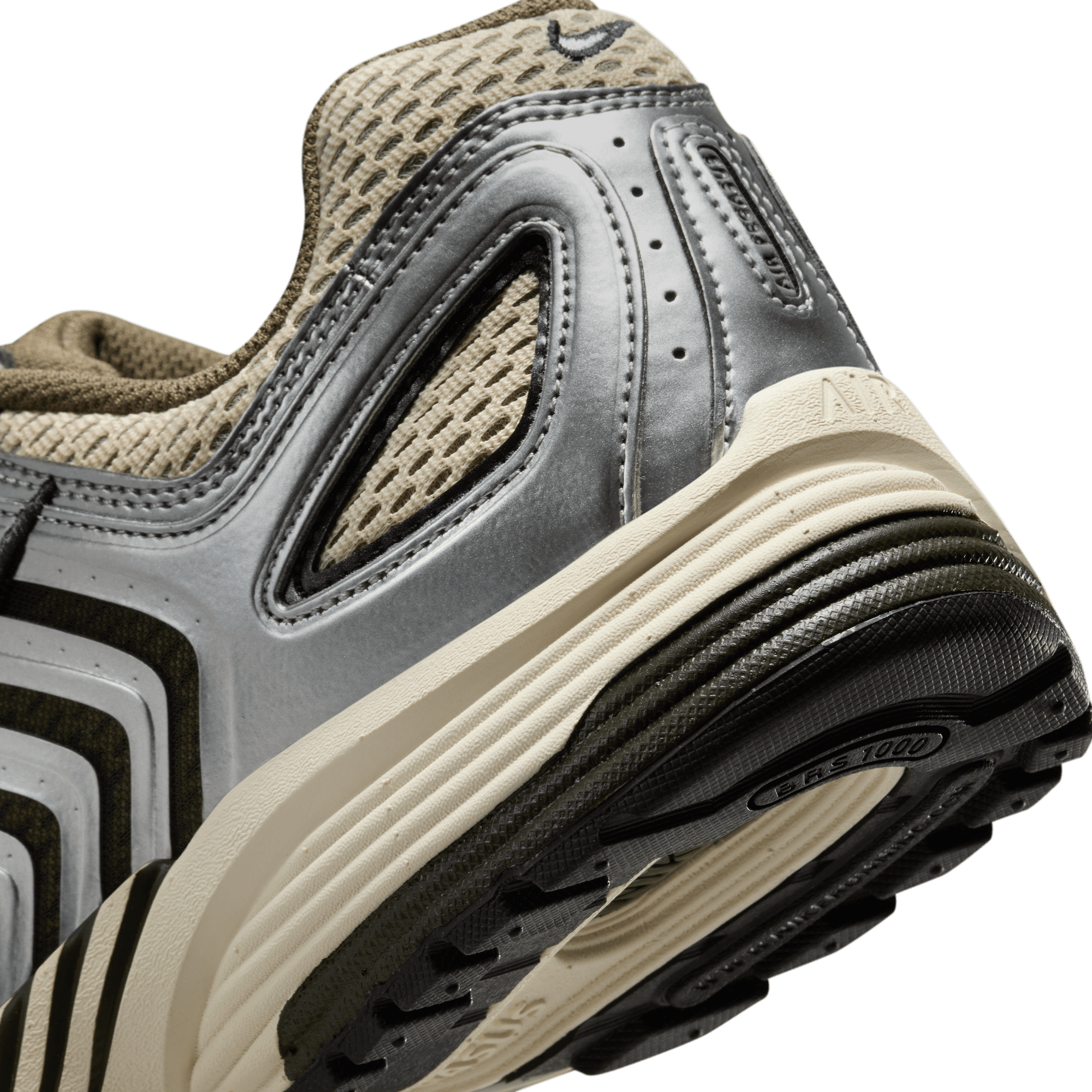 Nike Air Pegasus 2K5 Running Shoes - Light Khaki/Metallic Silver - Men's Lightweight Cushioned Sneakers for Jogging, Gym & Everyday Wear