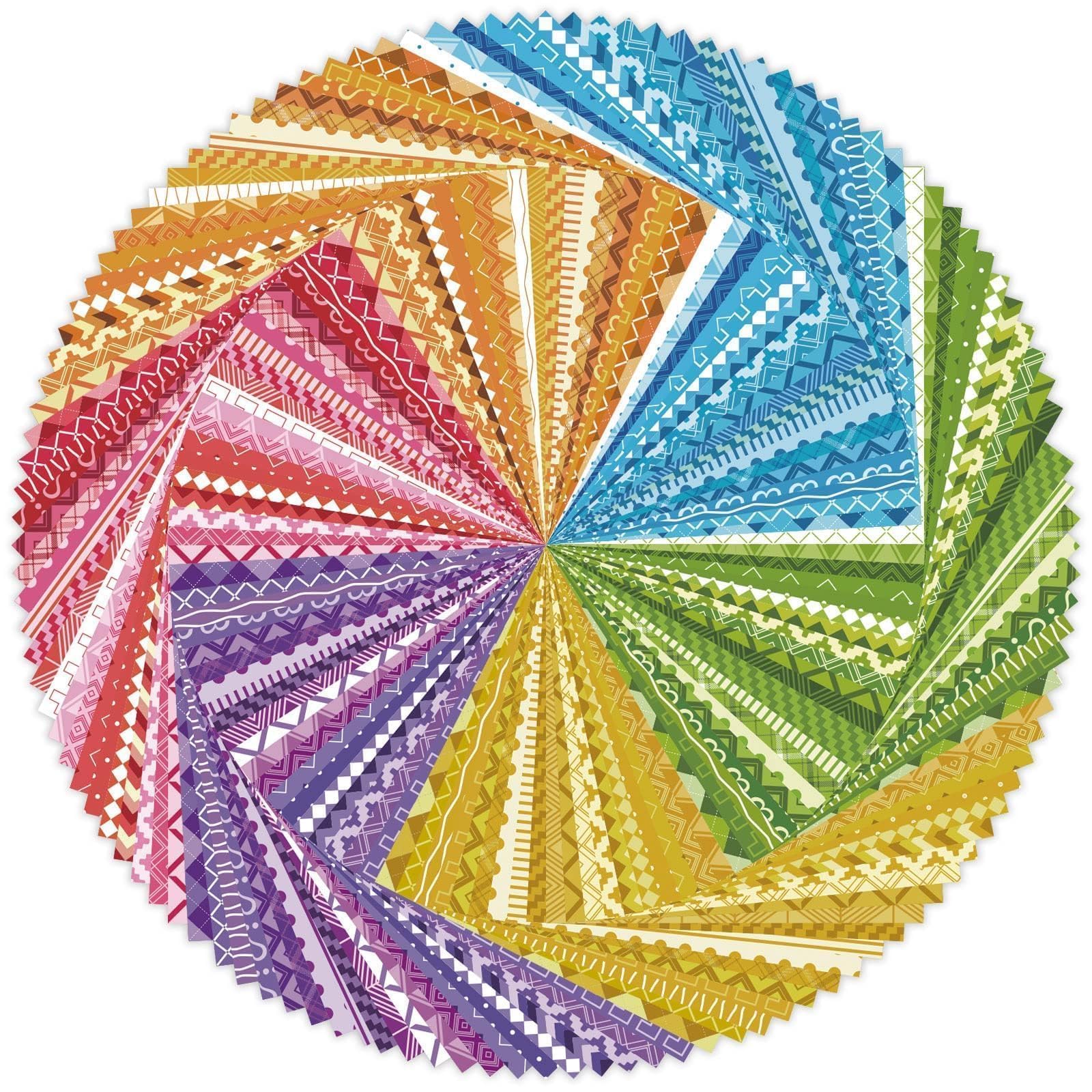 120 Sheets 12x12 Inch Bulk Scrapbook Paper - Rainbow Colorful DIY Craft Paper for Journaling, Photo Albums, Gift Wrapping, Holiday Decorations & Valentines Day Crafts - Premium Decorative Paper Supplies for Scrapbooking & Card Making